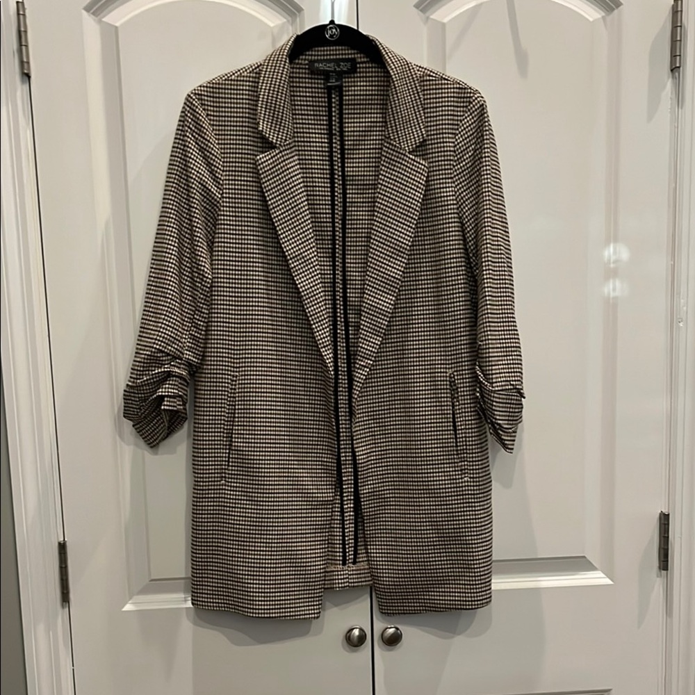 Rachel Zoe Women's Houndstooth Blazer Coat
